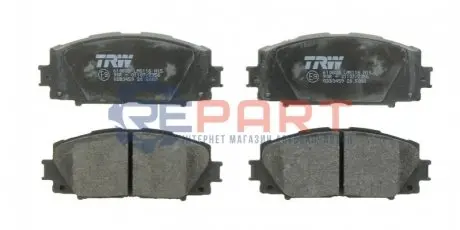 Фото Колодки тормозные (передние) Toyota Yaris 05- TRW (GDB3459) зображення 1