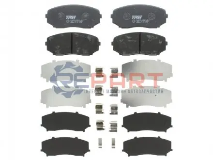 Фото Колодки гальмівні (передні) Mazda CX-7 06-14/CX-9/Ford USA Edge 06-/Mitsubishi L200/Pajero Sport 14 TRW (GDB3471) зображення 1