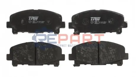 Комплект гальмівних колодок передн, ACURA TLX HONDA ACCORD IX, ACCORD VIII 2.0-3.5 06.08 TRW GDB3477 Купити в Україні