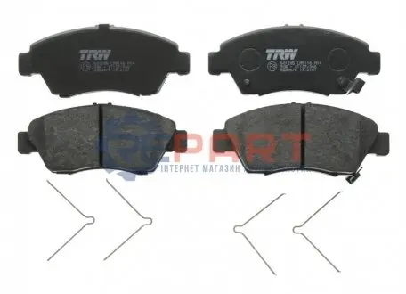Фото Комплект гальмівних колодок, дискове гальмо TRW (GDB3478) зображення 1