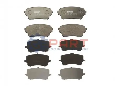 Фото 1 — Колодки гальмівні (передні) Suzuki Grand Vitara 01-05/XL-7 01-06 TRW (GDB3490) Фото Колодки гальмівні (передні) Suzuki Grand Vitara 01-05/XL-7 01-06 TRW (GDB3490) зображення 1