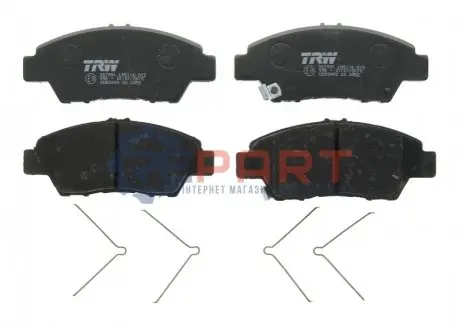 Фото Колодки гальмівні (передні) Honda Jazz 07-/CR-Z 08- TRW (GDB3493) зображення 1