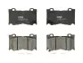 Фото Комплект гальмівних колодок передн, INFINITI FX, G, M, M37, Q50, Q60, Q70, QX70 NISSAN 370Z 2.0-5.6 09.07 TRW (GDB3505) зображення 1