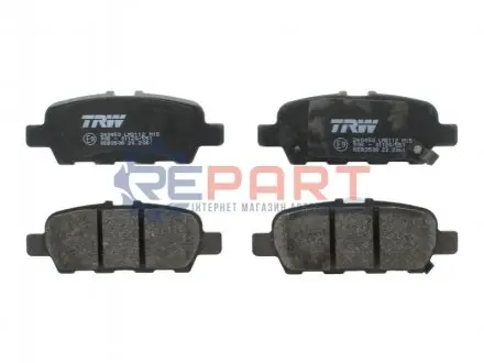 Комплект гальмівних колодок задн, INFINITI EX, G, JX, M, M37, Q50, Q60, Q70, QX50 I, QX60 NISSAN ALTIMA, CUBE, JUKE, LEAF, MAXIMA, MURANO II, NV200, NV200 / EVALIA 1.2-Electric 09.05 TRW GDB3508 Купити в Україні