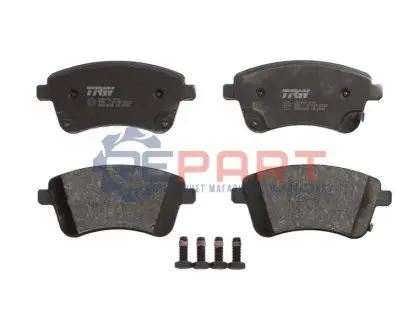 Фото Колодки гальмівні (передні) Hyundai ix20/Kia Soul II 10- TRW (GDB3509) зображення 1