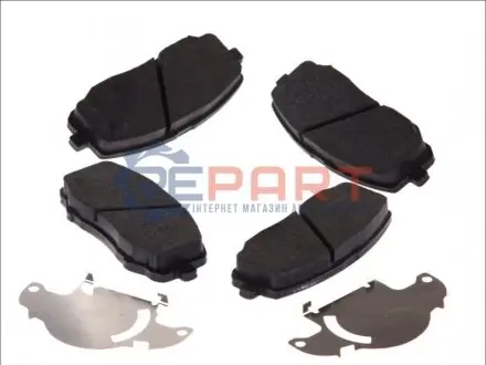 Комплект гальмівних колодок передн, HYUNDAI I10 I, I20 I 1.0-1.2LPG 12.07-12.15 TRW GDB3510