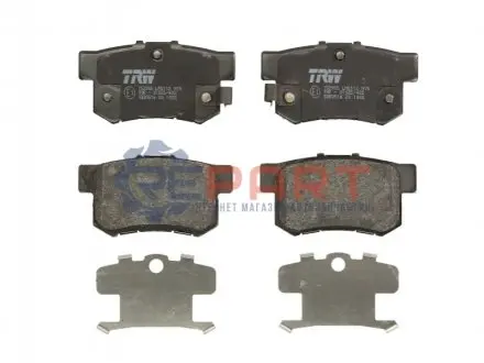 Комплект гальмівних колодок задн, ACURA TL HONDA CIVIC VII, CR-V III, JAZZ II SUZUKI KIZASHI, SWIFT III, SX4 1.3-3.2 02.01 TRW GDB3516