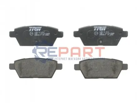 Комплект гальмівних колодок задн, MAZDA 323 F V, 6 RENAULT THALIA I 1.4/1.8/2.3 08.94-02.08 TRW GDB3517
