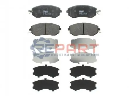 Фото Колодки гальмівні (передні) Subaru Forester/Impreza/Legace V/Outback 10- TRW (GDB3519) зображення 1