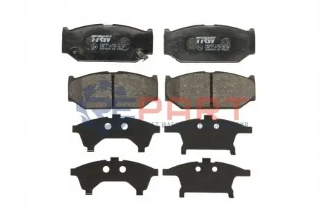 Комплект гальмівних колодок передн, SUZUKI SWIFT III, SWIFT IV 1.2-1.6 02.05 TRW GDB3522