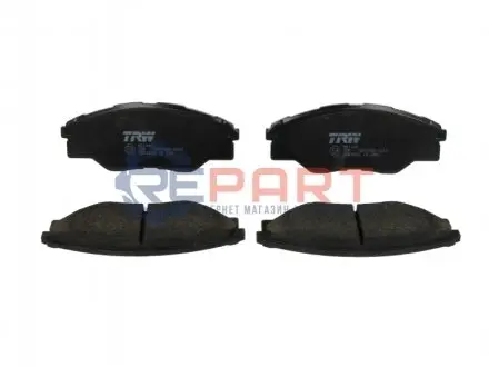 Комплект гальмівних колодок передн, TOYOTA HILUX VII 2.5D/3.0D 03.05-09.15 TRW GDB3532