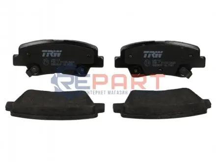 Фото 1 — Тормозные колодки, дисковые. TRW (GDB3537) Фото Тормозные колодки, дисковые. TRW (GDB3537) изображение 1