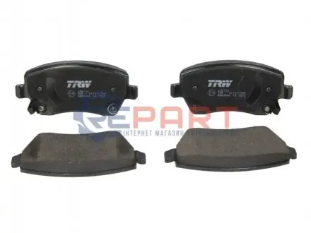 Фото Колодки гальмівні (передні) Nissan Micra 10-/Note 13-/Tiida 07- TRW (GDB3546) зображення 1