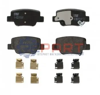 Тормозные колодки, дисковые. TRW GDB3547