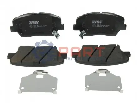 Фото Колодки гальмівні (передні) Hyundai Elantra 10-/ i30 11-/ Kia Ceed 12- (Mando) (з аксесуарами) TRW (GDB3549) зображення 1