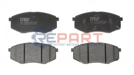 Фото Комплект гальмівних колодок, дискове гальмо TRW (GDB3553) зображення 1