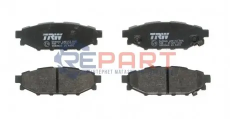Фото Колодки гальмівні (задні) Subaru Forester/Impreza 08-/Legacy 03-14/Outback 03-/Toyota GT 12- TRW (GDB3568) зображення 1
