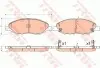 Фото Комплект гальмівних колодок передн, NISSAN CUBE, MICRA II, MICRA III, NOTE, TIIDA 1.0-1.8 08.92-12.12 TRW (GDB3577) зображення 1