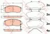 Фото Тормозные колодки, дисковые. TRW (GDB3581) изображение 1