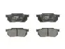 Комплект гальмівних колодок передн, HONDA CITY III, CIVIC IV, CIVIC VI, CRX I, CRX II, PRELUDE II 1.2-1.8 10.83-11.99 TRW (GDB358) зображення 1