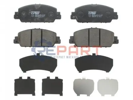 Фото Колодки гальмівні (передні) Honda HR-V 15- TRW (GDB3615) зображення 1