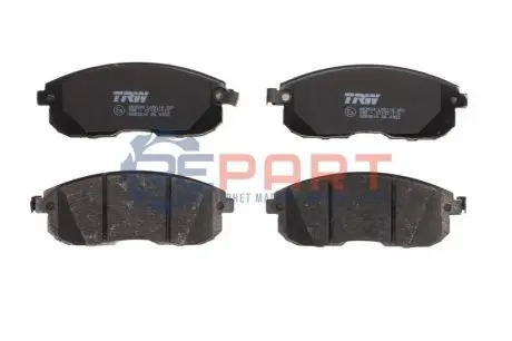 Комплект гальмівних колодок передн, NISSAN 200SX, CUBE, JUKE, MAXIMA VI, PRIMERA, PULSAR, QUEST, SENTRA VII, TEANA I, TIIDA, X-TRAIL I 1.2-3.5 09.88 TRW GDB3616 Купити в Україні