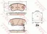 Фото Комплект гальмівних колодок передн, HYUNDAI ACCENT IV, ACCENT V, I20 ACTIVE, I20 II, SOLARIS KIA RIO III, RIO IV, STONIC 1.0-1.6D 11.10 TRW (GDB3630) зображення 1