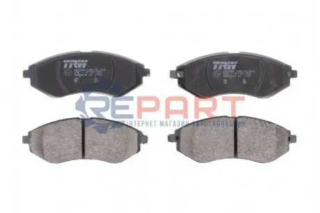 Колодки гальмівні (передні) Chevrolet Aveo/Daewoo Kalos 1.2-1.6 02- TRW GDB3634 Купити в Україні