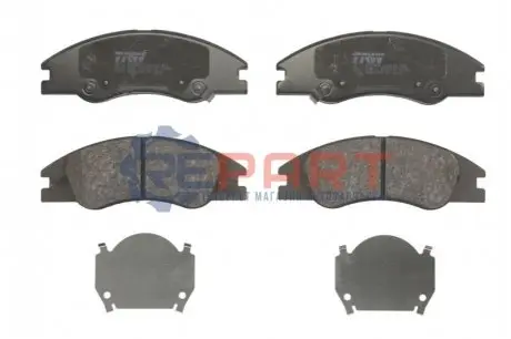 Фото Тормозные колодки, дисковые. TRW (GDB3635) изображение 1