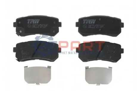 Комплект гальмівних колодок задн, HYUNDAI I30, TUCSON KIA SPORTAGE IV 1.4-2.4 10.07 TRW GDB3636 Купити в Україні