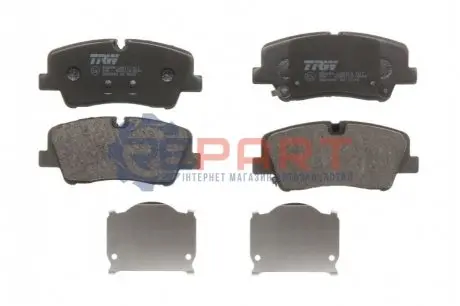 Комплект гальмівних колодок задн, HYUNDAI H350 2.5D 04.15 TRW GDB3646 Купити в Україні