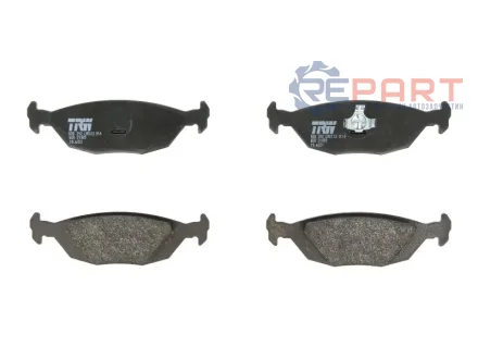 Комплект гальмівних колодок задн, SAAB 900 I, 9000 2.0-3.0 09.79-12.98 TRW GDB392