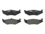 Комплект гальмівних колодок задн, CHRYSLER CONCORDE, DAYTONA, LE BARON, LHS, NEW YORKER, SARATOGA, VISION DODGE INTREPID PLYMOUTH SUNDANCE 2.2-3.5 03.86-09.03 TRW (GDB4012) зображення 1