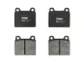 Фото Комплект гальмівних колодок передн, MERCEDES /8 (W114), /8 (W115) VW TRANSPORTER T2, TRANSPORTER T3 1.6-2.5 01.68-07.92 TRW (GDB407) зображення 1