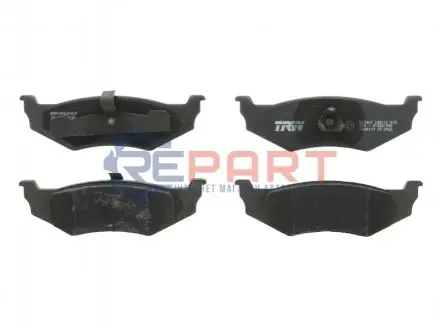Комплект гальмівних колодок задн, CHRYSLER CONCORDE, LE BARON, LHS, PT CRUISER, SEBRING DODGE NEON II 1.6-3.5 01.90 TRW GDB4119