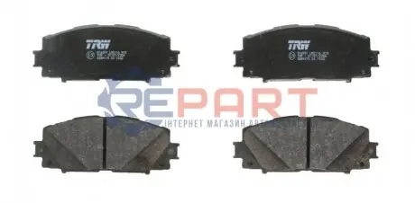 Фото Колодки гальмівні (передні) Toyota Prius 08- TRW (GDB4173) зображення 1
