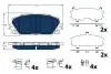 Тормозные колодки TOYOTA P. PRIUS 1,8 HYBRID 08-11 ELECTRIC BLUE TRW (GDB4173BTE) изображение 1