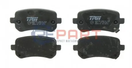 Фото 1 — Колодки гальмівні (задні) Chrysler Grand Voyager 07-/Dodge Journey 08- TRW (GDB4176) Фото Колодки гальмівні (задні) Chrysler Grand Voyager 07-/Dodge Journey 08- TRW (GDB4176) зображення 1