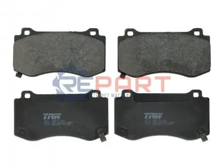 Комплект гальмівних колодок передн, CHRYSLER 300C DODGE CHALLENGER, CHARGER JEEP GRAND CHEROKEE III 2.7-6.4 09.04 TRW GDB4449