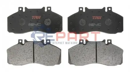 Фото Комплект гальмівних колодок, дискове гальмо TRW (GDB5050) зображення 1