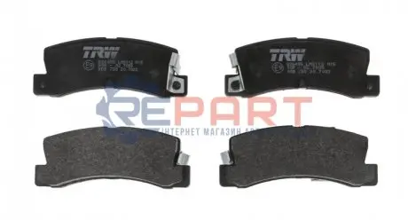 Комплект гальмівних колодок задн, BMW 3 (E21) GEO STORM LEXUS ES TOYOTA CAMRY, CARINA E VI, CARINA V, COROLLA, COROLLA FX, SPRINTER CARIB 1.3-3.0 08.77 TRW GDB730