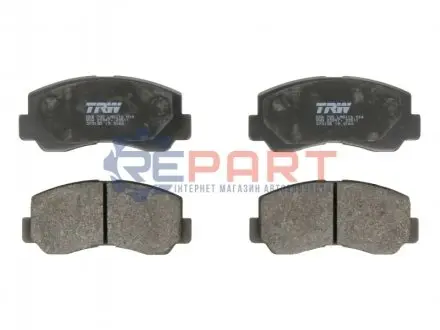 Комплект гальмівних колодок передн, MITSUBISHI GALANT IV, L 300 / DELICA II, PAJERO I, SAPPORO II, TREDIA 1.4-2.6 05.80-04.94 TRW GDB785