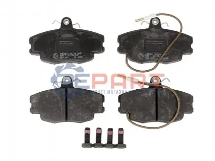 Фото Комплект гальмівних колодок (передніх) Dacia Logan 04-/Renault 21/Peugeot 205/309 (замінено на 0 986 467 720) TRW (GDB807) зображення 1