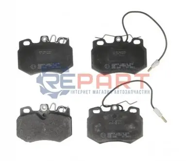 Фото Комплект гальмівних колодок, дискове гальмо TRW (GDB808) зображення 1