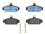 Комплект гальмівних колодок передн (з комплектуючими з гвинтами гальмівного супорта), MG MGF, TF ROVER 100, 100 / METRO 1.1-1.8 03.90-12.09 TRW (GDB859) зображення 1