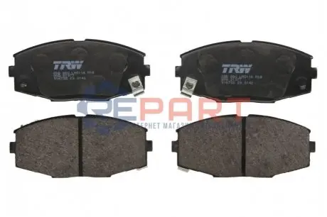 Комплект гальмівних колодок передн, TOYOTA CROWN, SUPRA 2.8/3.0 02.84-05.93 TRW GDB880