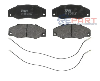 Комплект гальмівних колодок передн, RENAULT 21 2.0/2.1D/2.2 03.86-09.95 TRW GDB903