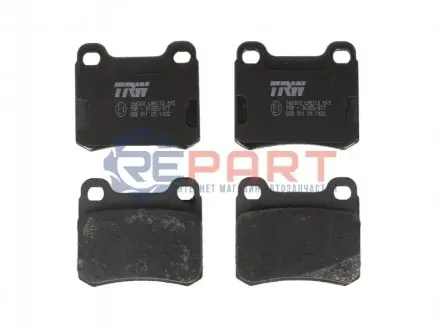 Фото Колодки гальмівні (задні) MB C-class (W202/S202)/E-class (W124/S124/C124) 93-00/MB 100 (W201) 85-93 TRW (GDB911) зображення 1