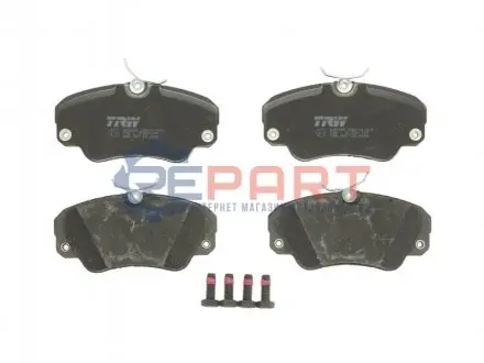 Фото Колодки гальмівні (передні) Opel Omega A/B 86-03/Senator B 87-93 TRW (GDB957) зображення 1