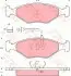 Комплект гальмівних колодок передн, FIAT DUNA, ELBA, PENNY 1.1-1.7D 01.86-10.97 TRW (GDB960) зображення 1